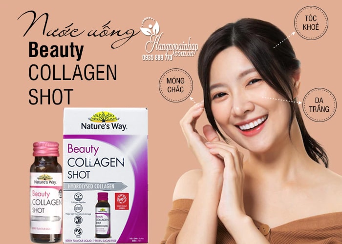 Nước uống Beauty Collagen Shot của Úc, hộp 10 chai x 50ml  88