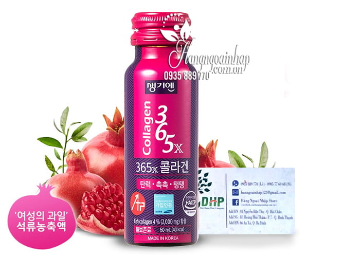 Nước uống Collagen 365X Hàn Quốc chống lão hóa-Hộp 10 chai 9