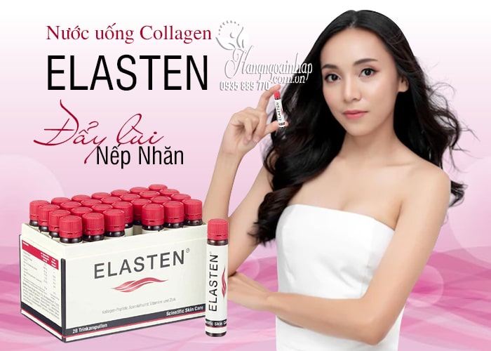 Nước uống Collagen Elasten 28 ống của Đức chống lão hóa 34