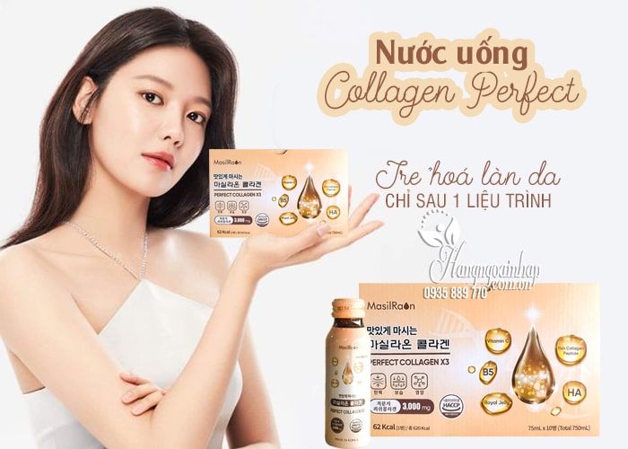 Nước uống Collagen Masilraon Perfect 3000mg Hàn Quốc 10 chai 1