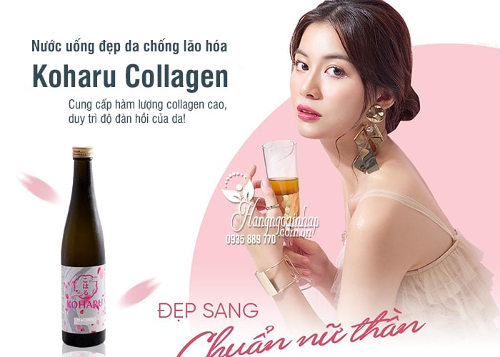 Nước uống đẹp da chống lão hóa Koharu Collagen Nhật Bản 1