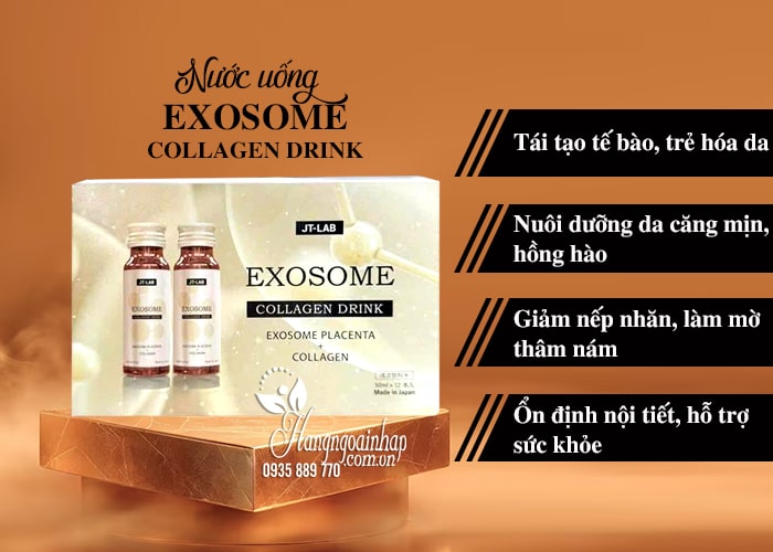 Nước uống Exosome Collagen Drink JT-Lab Nhật Bản 12 chai 79