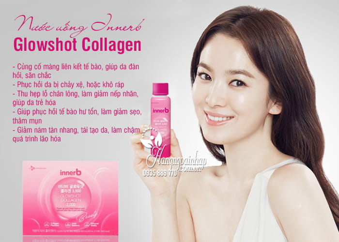 Nước uống Innerb Glowshot Collagen 3000mg của Hàn giá tốt 4