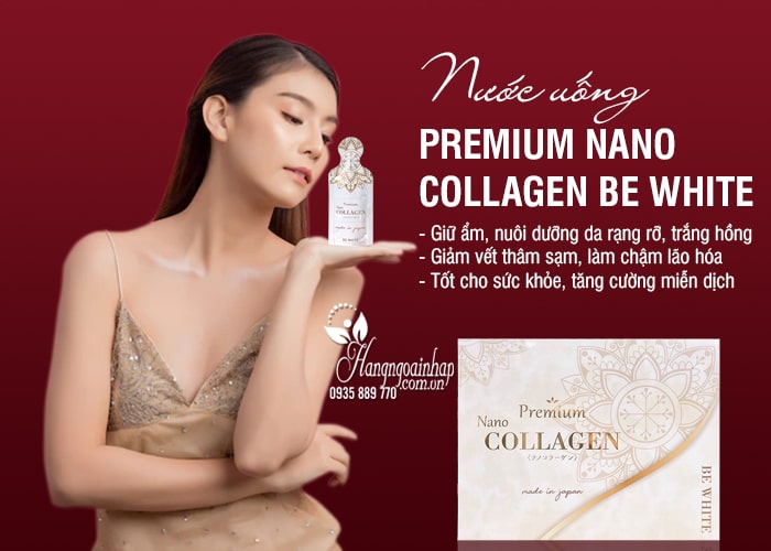 Nước uống Premium Nano Collagen Be White Nhật Bản 30 gói x 15ml 8