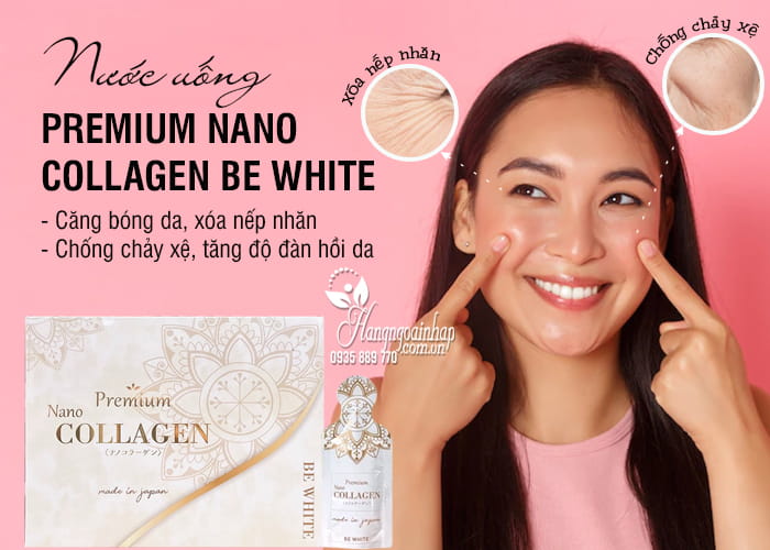 Nước uống Premium Nano Collagen Be White Nhật Bản 30 gói x 15ml 4