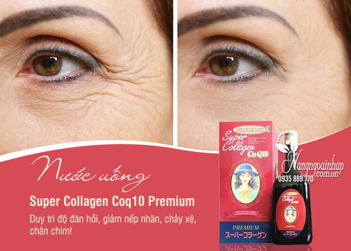 Nước uống Super Collagen Coq10 Premium 720ml của Nhật Bản 1