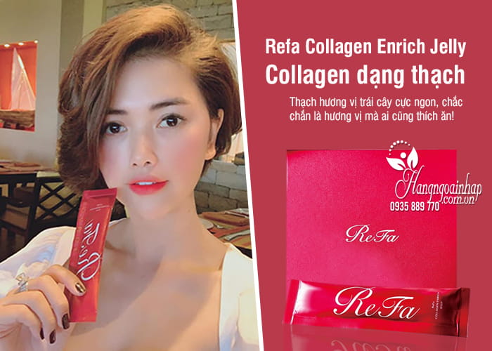 Refa Collagen Enrich Jelly - Collagen dạng thạch của Nhật  6