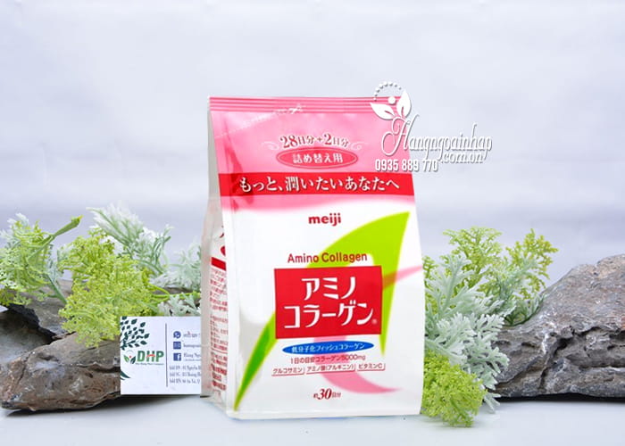 Sữa Bột Amino Collagen Meiji Dạng Gói 200g Của Nhật 9