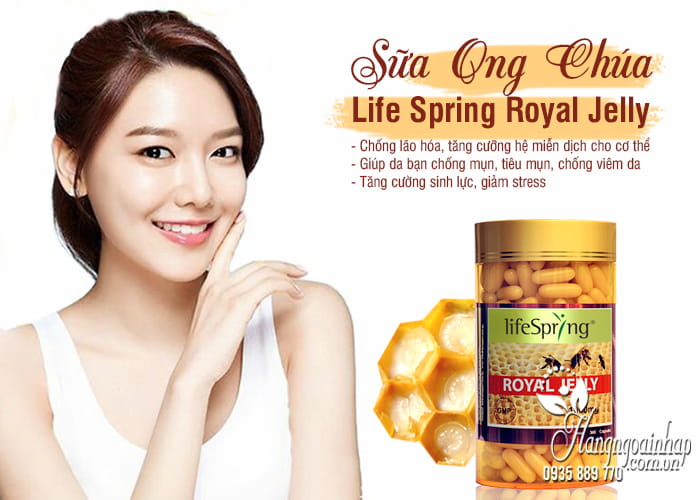 Sữa Ong Chúa Life Spring Royal Jelly 1000mg 360 Viên 6