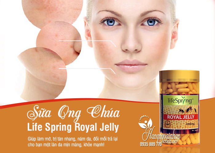 Sữa Ong Chúa Life Spring Royal Jelly 1000mg 360 Viên 6