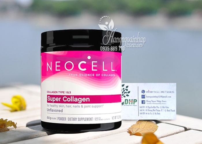 Super Collagen +C NeoCell Type 1 3 Dạng Bột 6.600mg 8
