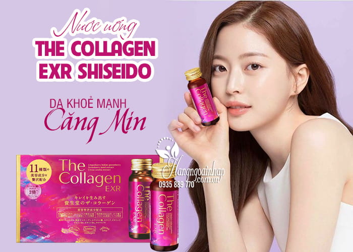 The Collagen EXR Shiseido Nhật Bản mẫu mới hộp 10 chai 34