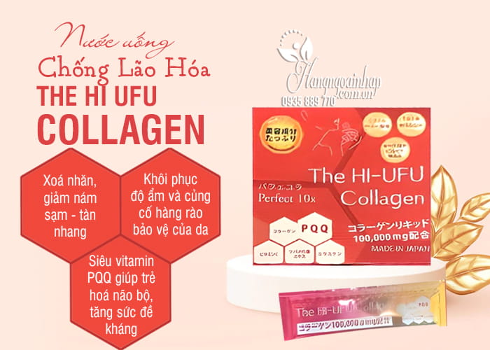 The Hi UFU Collagen 100000mg Nhật Bản - Nước uống chống lão hóa 1