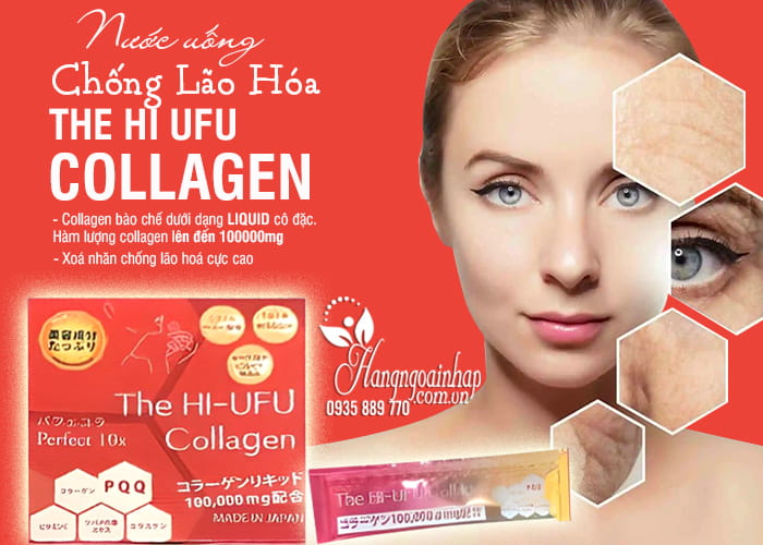 The Hi UFU Collagen 100000mg Nhật Bản - Nước uống chống lão hóa 7