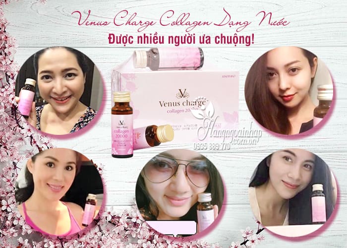 Nước uống Collagen Venus 2000mg Josephine của Nhật Bản 1