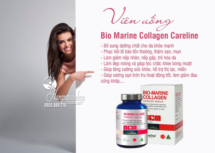 Viên uống Bio Marine Collagen Careline 100 viên của Úc 1