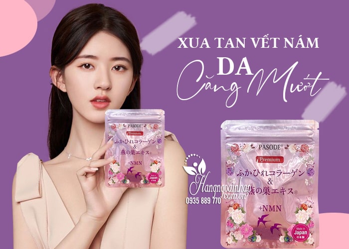 Viên uống đẹp da Collagen tươi yến + NMN Nhật Bản 30 viên 1