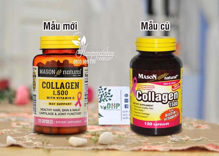 Viên uống đẹp da Mason Collagen 1500 thủy phân 120 viên 0