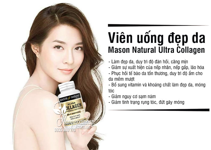 Viên uống đẹp da Mason Natural Ultra Collagen 100 mẫu mới 5