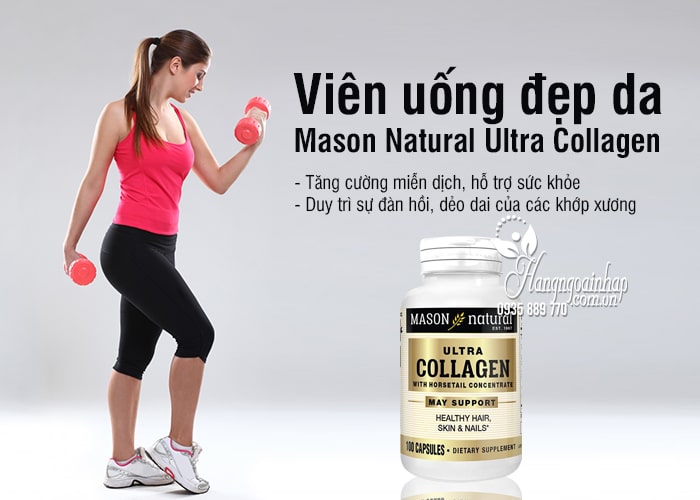 Viên uống đẹp da Mason Natural Ultra Collagen 100 mẫu mới 2