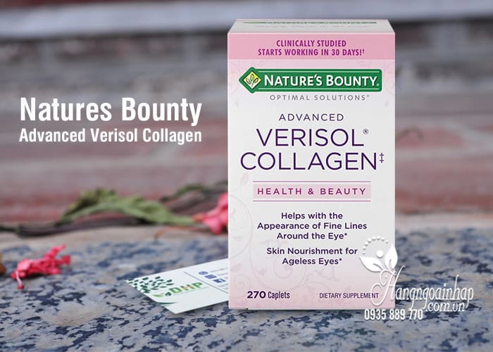 Viên uống đẹp da Natures Bounty Advanced Verisol Collagen 270 1