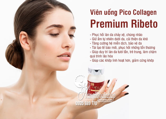 Viên uống Pico Collagen Premium Ribeto 75 viên Nhật giá tốt 3