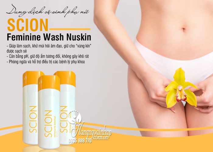 Dung dịch vệ sinh phụ nữ Scion Feminine Wash Nuskin 3