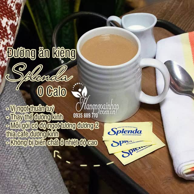 Đường ăn kiêng Splenda Zero Calorie Sweetener Pack 1.2kg của Mỹ4