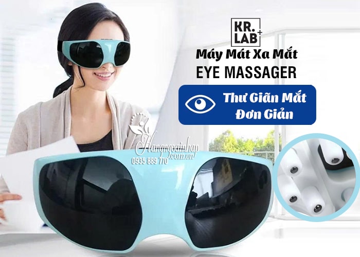 Máy mát xa mắt Kr.Lab Eye Massager của Hàn Quốc 00