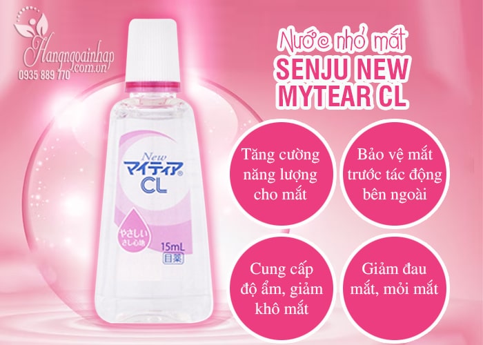 Nước nhỏ mắt Senju New Mytear CL của Nhật 15ml  5