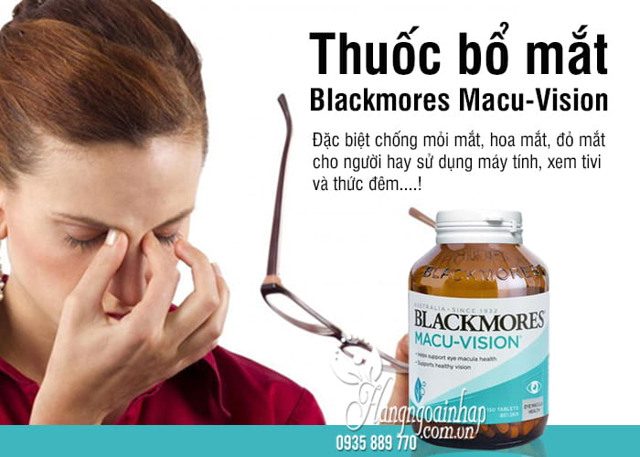 Thuốc bổ mắt Blackmores Macu-Vision của Úc 150 Viên 4