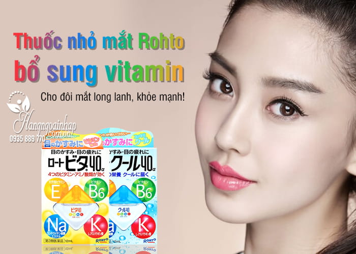Thuốc Nhỏ Mắt Rohto vita 40 Chính Hãng Của Nhật Bản
