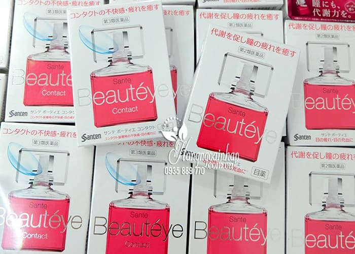 Thuốc nhỏ mắt Sante Beauteye 12ml của Nhật Bản màu hồng 8