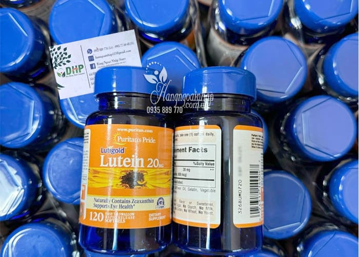 Viên Bổ Mắt lutigold lutein 20mg 60 Viên Chính Hãng của Mỹ 98