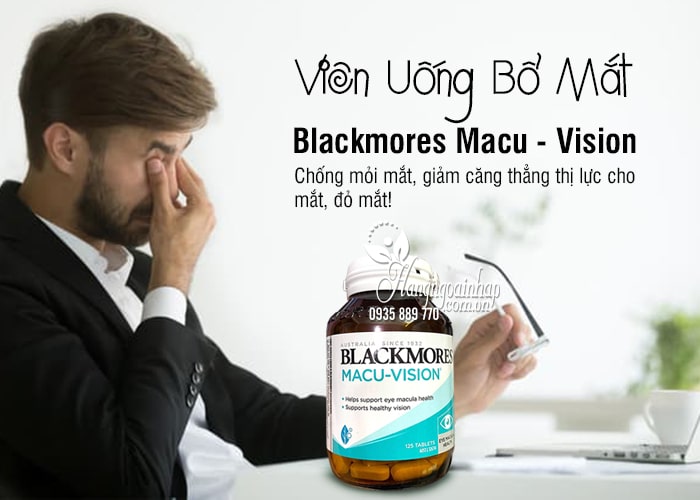 Viên Uống Bổ Mắt Blackmores Macu - Vision 125 Viên Của Úc 4