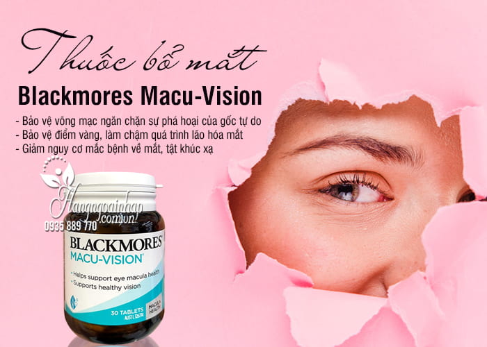 Viên uống bổ mắt Blackmores Macu-Vision 30 viên của Úc, giá tốt 7