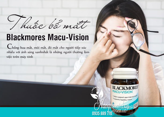 Viên uống bổ mắt Blackmores Macu-Vision 30 viên của Úc, giá tốt 1