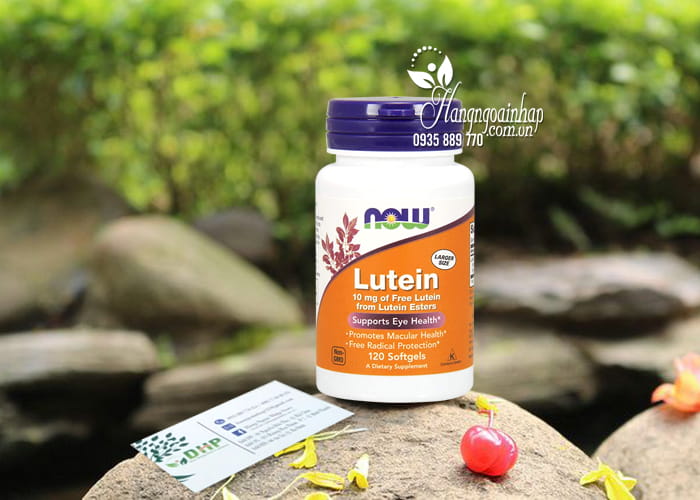 Viên uống bổ mắt Now Lutein 10mg 120 viên chính hãng Mỹ 0