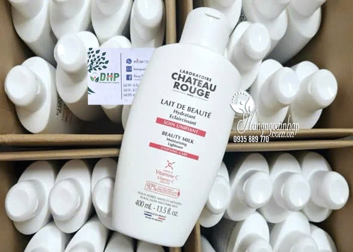 Dưỡng thể kích trắng da Chateau Rouge Paris Lait De Beaute của Pháp 99