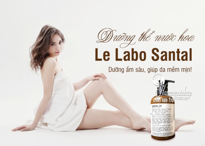 Dưỡng thể nước hoa Le Labo Santal 33 của Pháp chai 237ml 4