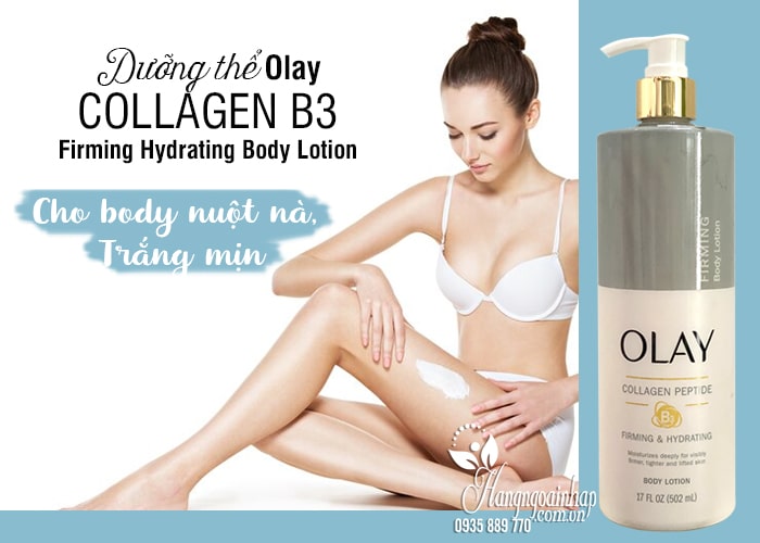 Dưỡng thể Olay Collagen B3 Firming Hydrating Body Lotion  34