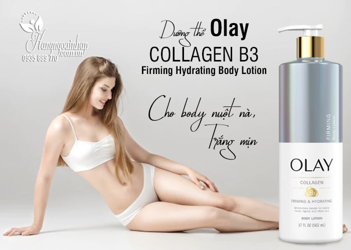 Dưỡng thể Olay Collagen B3 Firming Hydrating Body Lotion  5