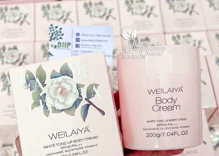 Dưỡng thể trắng da Weilaiya White Tone Up Body Cream 200g 6