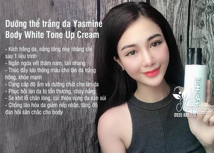 Dưỡng thể trắng da Yasmine Body White Tone Up Cream 100ml 3