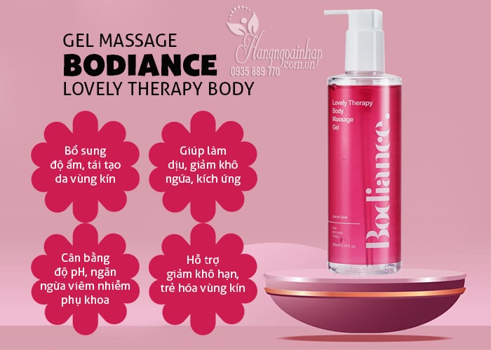 Gel massage Bodiance Lovely Therapy Body 300ml Hàn Quốc 9