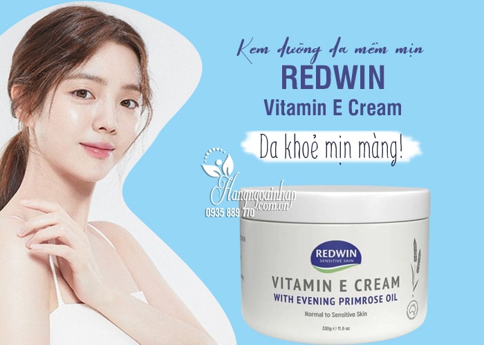 Kem dưỡng da mềm mịn Redwin Vitamin E Cream 330g Úc 12