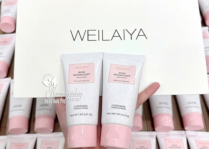 Kem dưỡng da tay Weilaiya Rose Moonlight Hand Cream 75ml  77