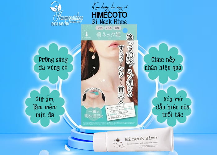 Kem dưỡng da vùng cổ Himecoto Bi Neck Hime Nhật Bản 40g 5