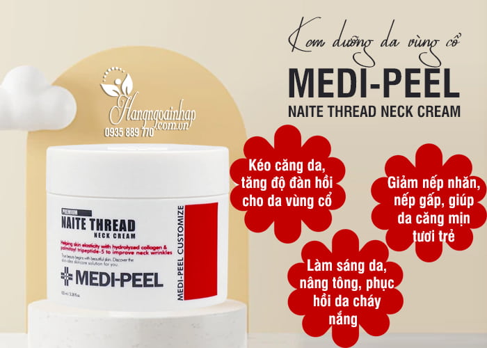 Kem dưỡng da vùng cổ Medi-Peel Naite Thread Neck Cream 100ml 0