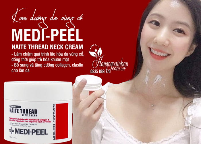 Kem dưỡng da vùng cổ Medi-Peel Naite Thread Neck Cream 100ml 6